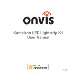 Onvis K1 Kameleon LED Lightstrip Benutzerhandbuch