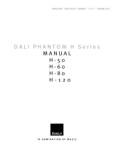 Dali PHANTOM H-120 Benutzerhandbuch