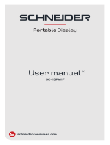 Schneider SC-16PM1F Portable Display Benutzerhandbuch