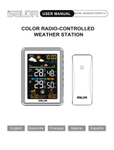 BALDR B0360WST2H2PR-V2 COLOR RADIO-CONTROLLED WEATHER STATION Benutzerhandbuch