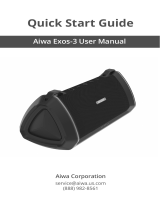 Aiwa Exos-3 Benutzerhandbuch