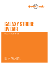 Gear4music UV-BAR GALAXY STROBE Benutzerhandbuch