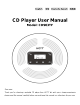 Hott CD903TF Benutzerhandbuch