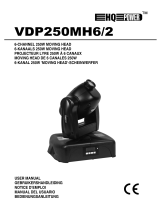 HQ PowerVDP250MH6/2 6 Channel 250W Moving Head