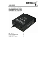 HQ-Power HQ-POWER LEDA03C DMX Controller Output LED Power and Control Unit Benutzerhandbuch