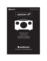 Audio Pro addon t3 Benutzerhandbuch