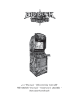 BIG BUCK WORLD Arcade 1Up Cabinet Benutzerhandbuch