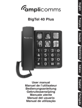 Amplicomms BigTel 40 Plus Big Button Amplified Corded Telephone Benutzerhandbuch