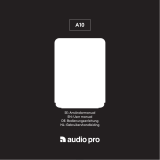 Audio Pro A10 Benutzerhandbuch