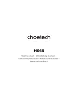 CHOETECH H068 Benutzerhandbuch