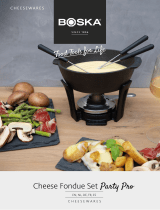 BOSKA Cheese Fondue Set Party Pro Benutzerhandbuch