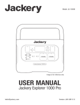 Jackery JE-1000B Benutzerhandbuch