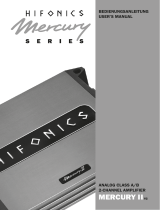Hifonics MERCURY II V2 Benutzerhandbuch