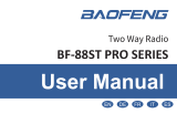 Baofeng BF-88ST Pro Benutzerhandbuch