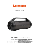 Lenco SPR-070 Benutzerhandbuch