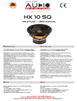 Audio System HX-10-SQ Benutzerhandbuch