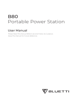 Bluetti B80 Benutzerhandbuch