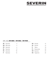 SEVERIN HM 3830 Benutzerhandbuch