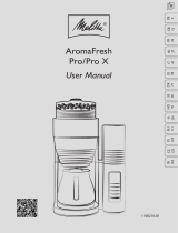Melitta AromaFresh Pro-Pro X Improved Filter Coffee Machine Benutzerhandbuch