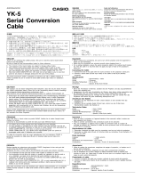 Casio YK-5 Benutzerhandbuch