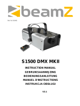 Beamz S1500 DMX MKII Smoke Machine Bedienungsanleitung