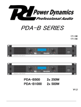 Power Dynamics PDA-B500 Bedienungsanleitung