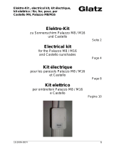 Glatz Electrical kit Palazzo M8 Benutzerhandbuch