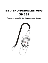 Dostmann GD 383 Gas-Lecksuchgerät Benutzerhandbuch