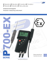 Dostmann P700-EX Thermometer Benutzerhandbuch