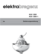 Elektrabregenz KUI 1350-1 Bedienungsanleitung
