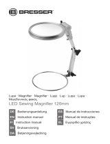 Bresser LED Sewing Magnifier 120mm Bedienungsanleitung