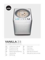 Wilfa ICM1S-250 Vanilla 2.5 Ice Cream Maker Bedienungsanleitung