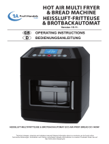 Profi-pumpeHeißluftMultifritteuse & Brotbackautomat ECO AIRPROFI BREAD DC1400W