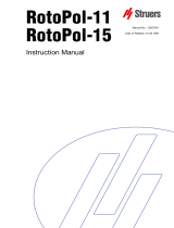 Struers RotoPol-11 Benutzerhandbuch