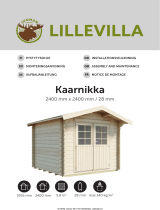 Luoman Lillevilla Kaarnikka – 6 m² / 28 mm Bedienungsanleitung