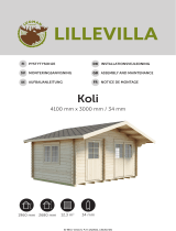 Luoman Lillevilla Koli – 12,3 m² / 28 mm Bedienungsanleitung