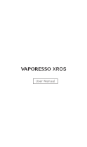 Vaporesso XROS Benutzerhandbuch