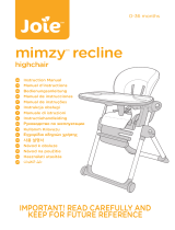 Joie mimzy recline Benutzerhandbuch
