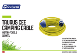 Outwell Taurus CEE Camping Cable H07RN-F 3G2.5 25 Mtr. Benutzerhandbuch