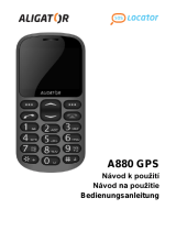 Aligator A880 GPS Senior Bedienungsanleitung