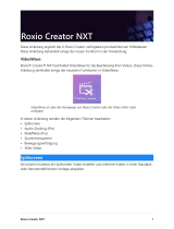 Roxio Creator NXT 8 Benutzerhandbuch
