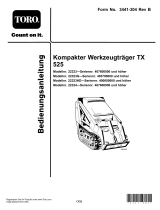 Toro Dingo TX 525 Track Loader, Narrow Benutzerhandbuch