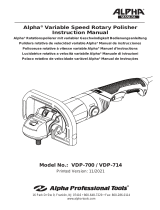 Alpha Professional Tools VDP-700/714 Benutzerhandbuch