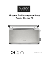 Caso Design CASO Classico T2 Toaster Bedienungsanleitung