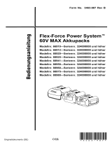 Toro Flex-Force Power System 2.5Ah 60V MAX Battery Pack Benutzerhandbuch