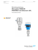 Endres+Hauser BA Micropilot FMR63B PROFINET Bedienungsanleitung