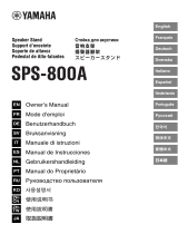 Yamaha SPS-800A Bedienungsanleitung