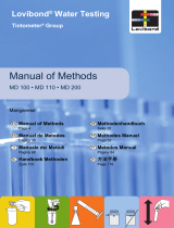 Lovibond 00386455 - MD1x0/200 - Manganese HR PP, Manganese LR PP, Manganese T Benutzerhandbuch