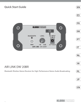 Klark Teknik DW 20BR Schnellstartanleitung