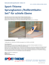 Sport-thieme Rollbrettbahn-Set "Schiefe Ebene 1" Bedienungsanleitung